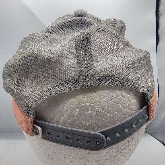 Roxy Womens Gray Trucker Hat Cap Tribal Print Casual Outdoors Comfort Athletic - Picture 3 of 9